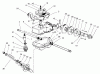 Rasenmäher 22172 - Toro Recycler Mower (SN: 200000001 - 200999999) (2000) Ersatzteile GEAR CASE ASSEMBLY