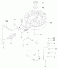 Rasenmäher 22174 - Toro 53cm Heavy-Duty Recycler Mower (SN: 210000001 - 210999999) (2001) Ersatzteile FLYWHEEL AND IGNITION ASSEMBLY