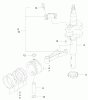 Rasenmäher 22174 - Toro 53cm Heavy-Duty Recycler Mower (SN: 210000001 - 210999999) (2001) Ersatzteile PISTON AND CRANKSHAFT ASSEMBLY