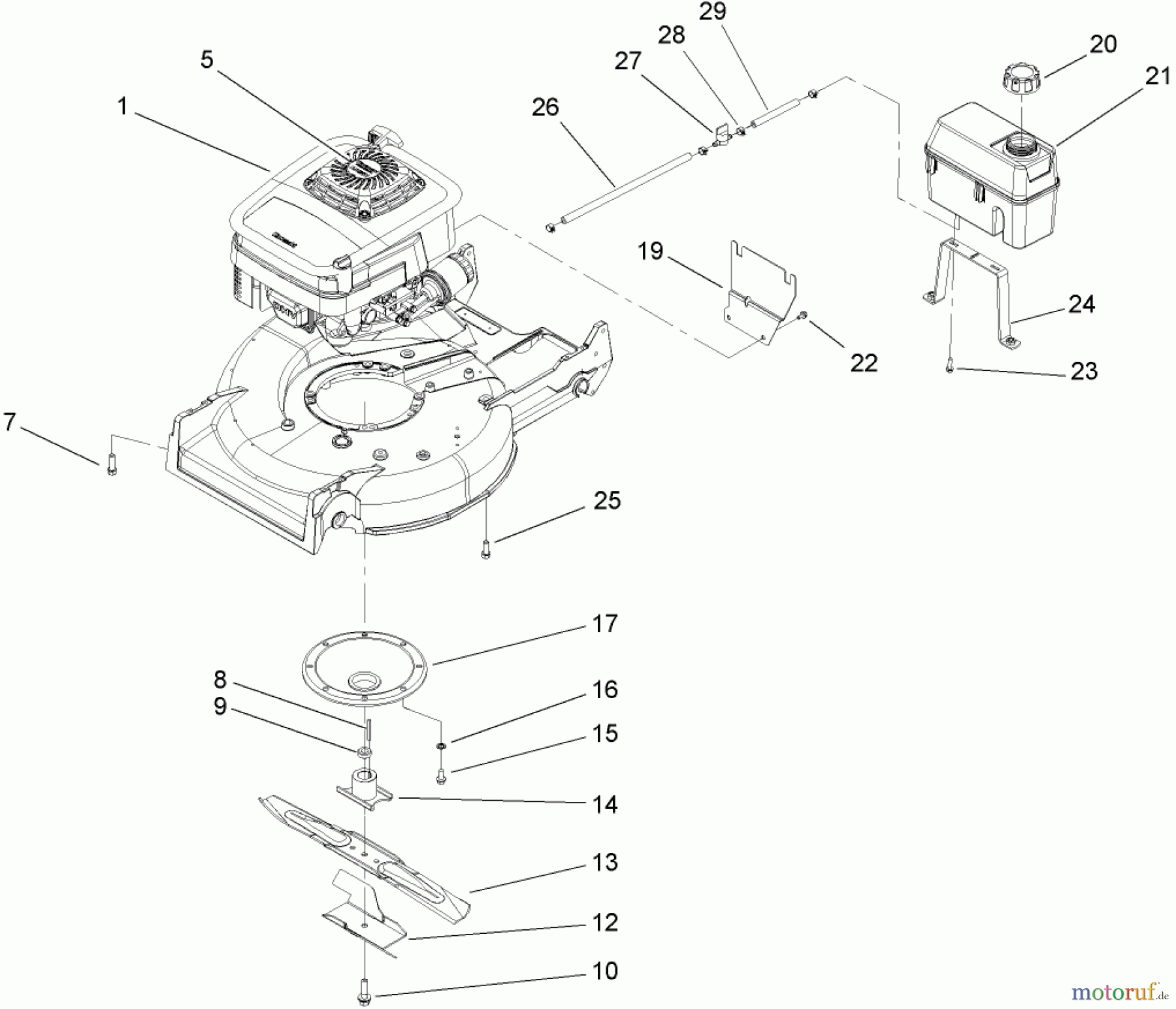  Rasenmäher 22175 - Toro 21