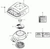 Rasenmäher 22176TE - Toro 53cm Heavy-Duty Recycler Mower (SN: 240000001 - 240999999) (2004) Ersatzteile COOLING EQUIPMENT ASSEMBLY