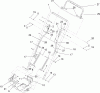 Rasenmäher 22176TE - Toro 53cm Heavy-Duty Recycler Mower (SN: 270000001 - 270999999) (2007) Ersatzteile HANDLE ASSEMBLY