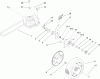 Rasenmäher 22176TE - Toro 53cm Heavy-Duty Recycler Mower (SN: 270000001 - 270999999) (2007) Ersatzteile REAR DRIVE AND WHEEL ASSEMBLY