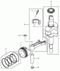 Rasenmäher 22176TE - Toro 53cm Heavy-Duty Recycler Mower (SN: 280000001 - 280999999) (2008) Ersatzteile PISTON AND CRANKSHAFT ASSEMBLY