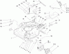Rasenmäher 22177TE - Toro 53cm Heavy-Duty Recycler Mower (SN: 250000001 - 250999999) (2005) Ersatzteile DECK, CHUTE AND WHEEL ASSEMBLY
