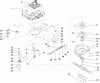 Rasenmäher 22177TE - Toro 53cm Heavy-Duty Recycler Mower (SN: 260001051 - 260999999) (2006) Ersatzteile ENGINE AND BLADE ASSEMBLY