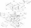 Rasenmäher 22177TE - Toro 53cm Heavy-Duty Recycler Mower (SN: 290000001 - 290999999) (2009) Ersatzteile HOUSING, CHUTE AND WHEEL ASSEMBLY