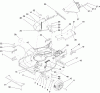 Rasenmäher 22177TE - Toro 53cm Heavy-Duty Recycler Mower (SN: 310000001 - 310999999) (2010) Ersatzteile HOUSING, CHUTE AND WHEEL ASSEMBLY