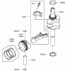 Rasenmäher 22187 - Toro 21" Heavy-Duty Recycler Mower (SN: 270000001 - 270999999) (2007) Ersatzteile PISTON AND CRANKSHAFT ASSEMBLY KAWASAKI FJ180V-AS31