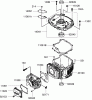 Rasenmäher 22187 - Toro 21" Heavy-Duty Recycler Mower (SN: 310000001 - 310999999) (2010) Ersatzteile CYLINDER AND CRANKCASE ASSEMBLY KAWASAKI FJ180V-AS31