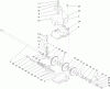 Rasenmäher 22187TE - Toro 53cm Heavy-Duty Recycler Walk-Behind Mower (SN: 312000001 - 312999999) (2012) Ersatzteile GEAR CASE ASSEMBLY NO. 74-1860