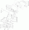 Rasenmäher 22187TE - Toro 53cm Heavy-Duty Recycler Walk-Behind Mower (SN: 312000001 - 312999999) (2012) Ersatzteile HANDLE ASSEMBLY