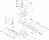 Rasenmäher 22188 - Toro 21" Heavy-Duty Recycler Walk-Behind Mower (SN: 270000001 - 270999999) (2007) Ersatzteile GEAR CASE ASSEMBLY NO. 74-1861