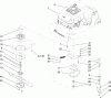 Rasenmäher 22189 - Toro 21" Heavy-Duty Rear Bagger Lawn Mower (SN: 270000001 - 270004000) (2007) Ersatzteile ENGINE AND BLADE BRAKE CLUTCH ASSEMBLY