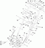 Rasenmäher 22190 - Toro 21" Heavy-Duty Recycler Walk-Behind Mower (SN: 290000001 - 290999999) (2009) Ersatzteile HANDLE ASSEMBLY