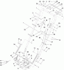 Rasenmäher 22190 - Toro 21" Heavy-Duty Recycler Walk-Behind Mower (SN: 310000001 - 310999999) (2010) Ersatzteile HANDLE ASSEMBLY