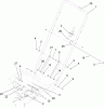 Rasenmäher 22191 - Toro 21" Heavy-Duty Recycler Walk-Behind Mower (SN: 280000001 - 280999999) (2008) Ersatzteile LOWER HANDLE ASSEMBLY