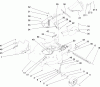 Rasenmäher 22195 - Toro 21" Heavy-Duty Recycler Walk-Behind Mower (SN: 290000001 - 290999999) (2009) Ersatzteile HOUSING ASSEMBLY