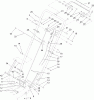 Rasenmäher 22195 - Toro 21" Heavy-Duty Recycler Walk-Behind Mower (SN: 311000001 - 311999999) (2011) Ersatzteile HANDLE ASSEMBLY