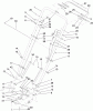 Rasenmäher 22197 - Toro 21" Heavy-Duty Recycler Walk-Behind Mower (SN: 311000001 - 311999999) (2011) Ersatzteile HANDLE ASSEMBLY