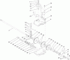 Rasenmäher 22197 - Toro 21" Heavy-Duty Recycler Walk-Behind Mower (SN: 313000001 - 313999999) (2013) Ersatzteile GEAR CASE ASSEMBLY NO. 74-1860