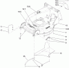 Rasenmäher 22200TE - Toro 66cm Heavy-Duty Rear Bagger Lawn Mower (SN: 290000501 - 290999999) (2009) Ersatzteile HOUSING ASSEMBLY