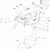 Rasenmäher 22200TE - Toro 66cm Heavy-Duty Rear Bagger Lawn Mower (SN: 310000001 - 310999999) (2010) Ersatzteile HOUSING ASSEMBLY