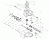 Rasenmäher 22241 - Toro Side Discharge Mower (SN: 7900001 - 7999999) (1997) Ersatzteile GEAR CASE ASSEMBLY