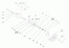 Rasenmäher 22243 - Toro Commercial Side-Discharge Lawnmower (SN: 250000001 - 250999999) (2005) Ersatzteile GEAR CASE AND WHEEL ASSEMBLY