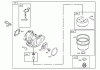 Rasenmäher 22243 - Toro Commercial Side-Discharge Lawnmower (SN: 260000001 - 260999999) (2006) Ersatzteile CARBURETOR ASSEMBLY BRIGGS AND STRATTON 12W802-1701-B1