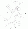 Rasenmäher 22260 - Toro Side Discharge Mower (SN: 230000001 - 230999999) (2003) Ersatzteile HANDLE ASSEMBLY