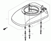 Rasenmäher 22271 - Toro 21" Lawn Mower (SN: 270000001 - 270999999) (2007) Ersatzteile FAN COVER ASSEMBLY HONDA GSV190LA S3A