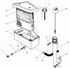 Rasenmäher 22510 - Toro Walk-Behind Mower (SN: 8000001 - 8999999) (1988) Ersatzteile AIR CLEANER & OIL FILL TUBE ASSEMBLY MODEL NO. VMH7