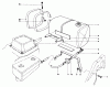 Rasenmäher 22510 - Toro Walk-Behind Mower (SN: 8000001 - 8999999) (1988) Ersatzteile GAS TANK ASSEMBLY