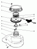 Rasenmäher 22580 - Toro Walk-Behind Mower (SN: 0000001 - 0999999) (1990) Ersatzteile RECOIL ASSEMBLY (MODEL NO. 47PK9-3)