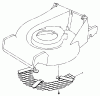 Rasenmäher 22581 - Toro Walk-Behind Mower (SN: 1000001 - 1999999) (1991) Ersatzteile LEAF SHREDDER MODEL NO. 59180