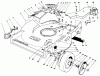 Rasenmäher 22621 - Toro Walk-Behind Mower (SN: 0000001 - 0999999) (1990) Ersatzteile HOUSING ASSEMBLY (MODEL 22621)