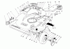 Rasenmäher 22621 - Toro Walk-Behind Mower (SN: 0000001 - 0999999) (1990) Ersatzteile HOUSING ASSEMBLY (MODEL 22622)