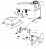 Rasenmäher 22622 - Toro Walk-Behind Mower (SN: 2000001 - 2999999) (1992) Ersatzteile GAS TANK ASSEMBLY