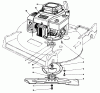 Rasenmäher 22621 - Toro Walk-Behind Mower (SN: 8000001 - 8999999) (1988) Ersatzteile ENGINE ASSEMBLY