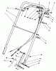 Rasenmäher 22621 - Toro Walk-Behind Mower (SN: 8000001 - 8999999) (1988) Ersatzteile HANDLE ASSEMBLY