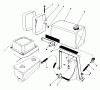 Rasenmäher 22621C - Toro Walk-Behind Mower (SN: 9000001 - 9999999) (1989) Ersatzteile GAS TANK ASSEMBLY