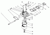 Rasenmäher 22700 - Toro Walk-Behind Mower (SN: 2000001 - 2999999) (1992) Ersatzteile CARBURETOR ASSEMBLY (MODEL NO. 47PM1-3)