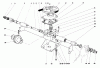 Rasenmäher 23000 - Toro Whirlwind Walk-Behind Mower (SN: 3000001 - 3999999) (1973) Ersatzteile GEAR BOX ASSEMBLY