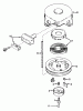 Rasenmäher 23000 - Toro Whirlwind Walk-Behind Mower (SN: 3000001 - 3999999) (1973) Ersatzteile REWIND STARTER NO. 590420