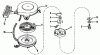 Rasenmäher 23000 - Toro Whirlwind Walk-Behind Mower (SN: 4000001 - 4999999) (1964) Ersatzteile REWIND STARTER NO. 590374
