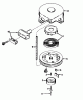 Rasenmäher 23000 - Toro Whirlwind Walk-Behind Mower (SN: 6000001 - 6999999) (1966) Ersatzteile REWIND STARTERS NO. 590420