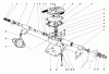 Rasenmäher 23004 - Toro Whirlwind Walk-Behind Mower (SN: 4000001 - 4999999) (1974) Ersatzteile GEAR CASE ASSEMBLY S.P. MODELS 23144 & 23123