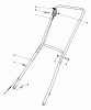 Rasenmäher 23022 - Toro Walk-Behind Mower (SN: 8000001 - 8999999) (1978) Ersatzteile HANDLE ASSEMBLY