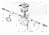 Rasenmäher 23158 - Toro Walk-Behind Mower (SN: 7000001 - 7999999) (1977) Ersatzteile GEAR CASE ASSEMBLY